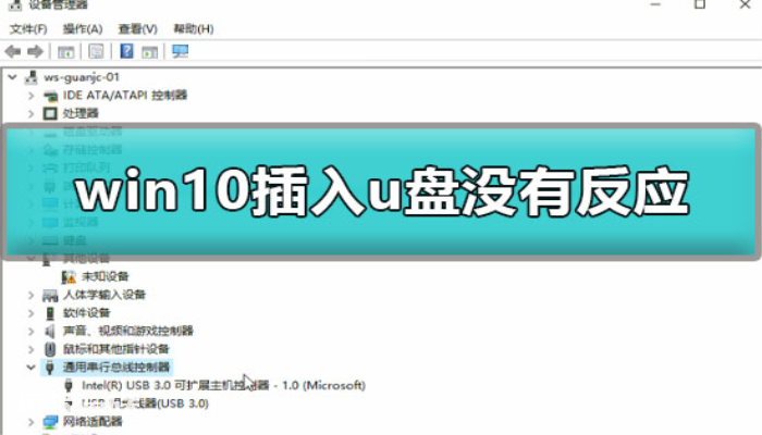 win10插u盘没有反应怎么办-图片1